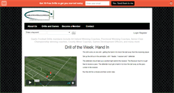Desktop Screenshot of gaelicfootballdrills.com